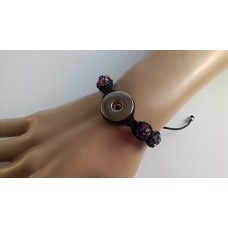 Shamballa s nacvakávacím knoflíkem